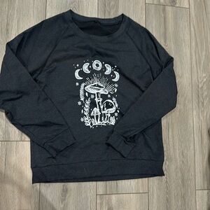 COPY - Size Large Mushroom Print Sweatshirt